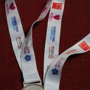 Mike Oliver's gold and silver medals from the GB Transplant Games