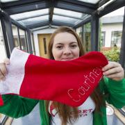 Oxfordshire's teenage secret Santa Courtney Hughes has launched her 2016 Christmas present collection. Some of the gifts will go to patients at Sobell House Hospice where she works.