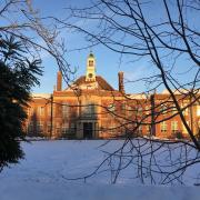 Headington School in the snow