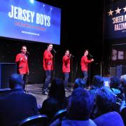 The audience joined the stars on stage for a preview of The Jersey Boys      Picture: JC Lewis Photography