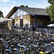 Bikes at Oxford station