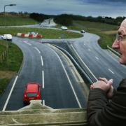 Several accidents have occurred at the new A40 roundabout. District councillor Norman MacRae had called for change Pic: Ed Nix