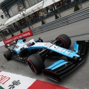 Williams driver George Russell during first practice at Monaco Picture: David Davies/PA Wire