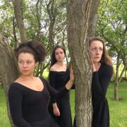 Leah Minto, Rosa Samuels and Kate Somerton in the title roles of THREE SISTERS