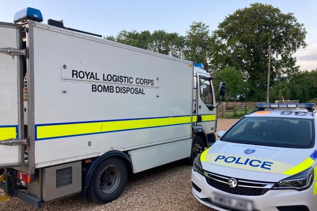 Archive photo of bomb disposal unit