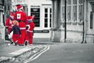 Drayton’s Julian Mole, 36, took this picture on a society trip to Oxford’s Santas on the Run charity event