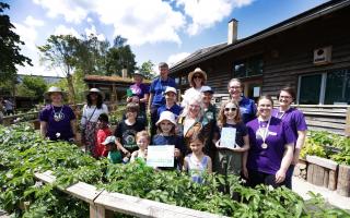 Nature lovers visited the new wildlife garden at Sutton Courtenay Environmental Education Centre for a free open day on Saturday, June 3. The garden, which  uses recycled materials, features a raised pond, native fruit and vegetables, and toad abodes.