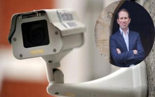 Facial recognition camera and police and police and crime commissioner Matthew Barber