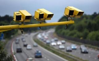 A driver has been fined after a speed camera caught them driving over 40 mph on the A27
