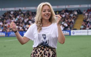 Kelsey paid a touching tribute to her late husband on Instagram before attending the charity match