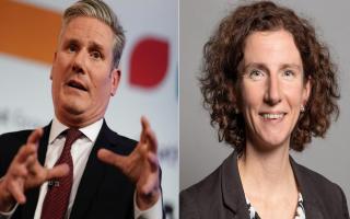 Labour leader Keir Starmer and Oxford East MP Anneliese Dodds