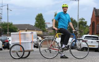 Glasgow man set to cycle over 500 miles as part of a 'mad idea'