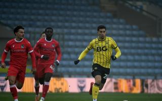 Ruben Rodrigues in possession against Grimsby Town