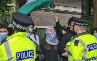 Students have returned to Oxford University offices for pro-Palestine protests.