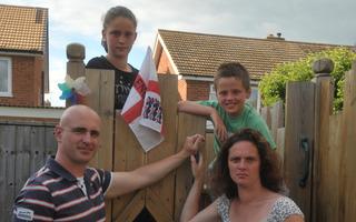 The Blowfield family, from Didcot