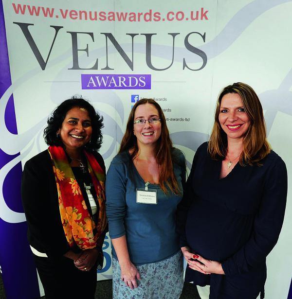 Pictured from left are Dr Chintha Dissanayake of Oxford Psychometrics, Christine McRitchie of Earthwise Trading Ltd and Tina Marshall, managing director of Enchanted Marketing