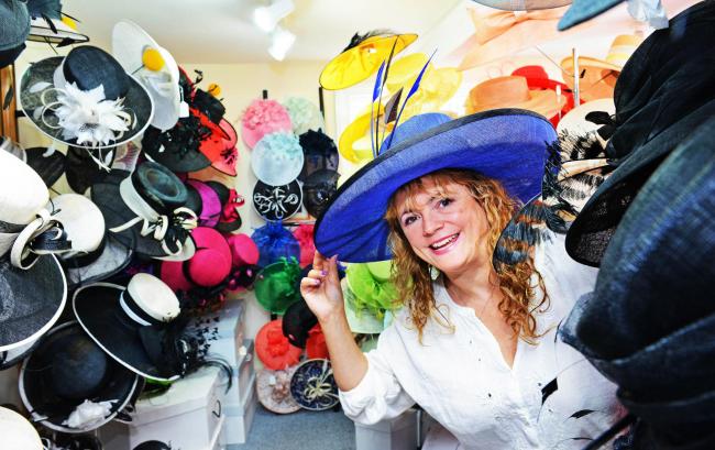 Louise Walton whose millinery business in Wallingford is one of two local firms in the Small Biz 100 list
