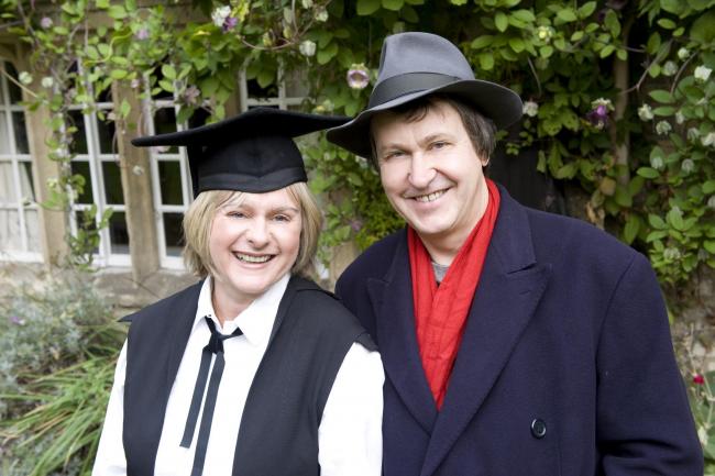 Adrian Noble and wife Joanne Pearce pictured in 2008