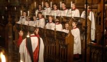 Boys from Magdalen College School choir 