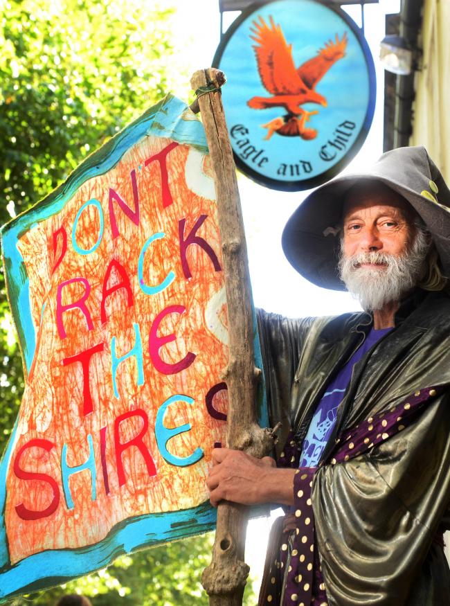Gandalf's quest against fracking arrives in Oxford