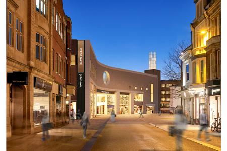 Oxford Mail: The Westgate Centre Bonn Square facade before redevelopment. Picture Jon Lewis