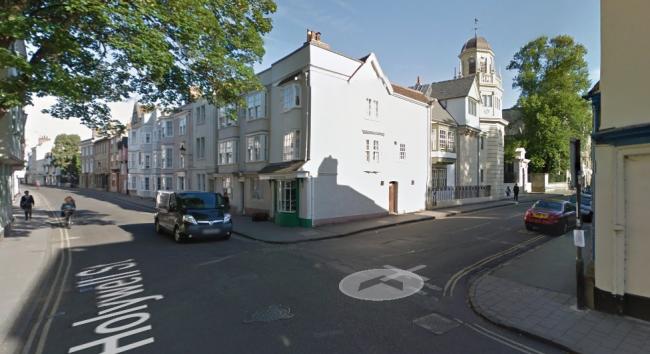 Mansfield Road and Holywell Street junction, Oxford, Pic: Google Maps