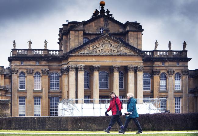 Blenheim Palace. Picture taken during the Sobell House Winter Walk by Damian Halliwell
