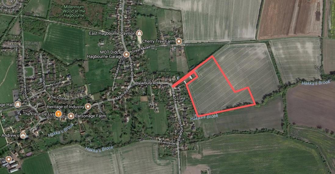 East Hagbourne 'under threat' again as another new development proposed 