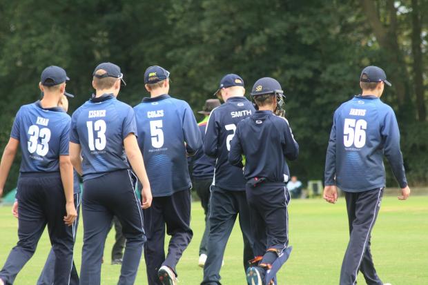 Oxfordshire Under 15s leave the field following their semi-final victory over Sussex