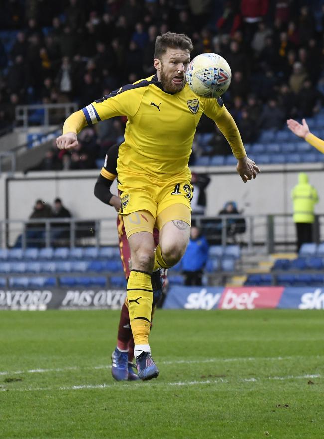A patched-up Jamie Mackie gets ready to bury a chance in the 94th minute against Bradford City – before all hell broke loose as the officials decided if the goal should stand  Pictures: David Fleming